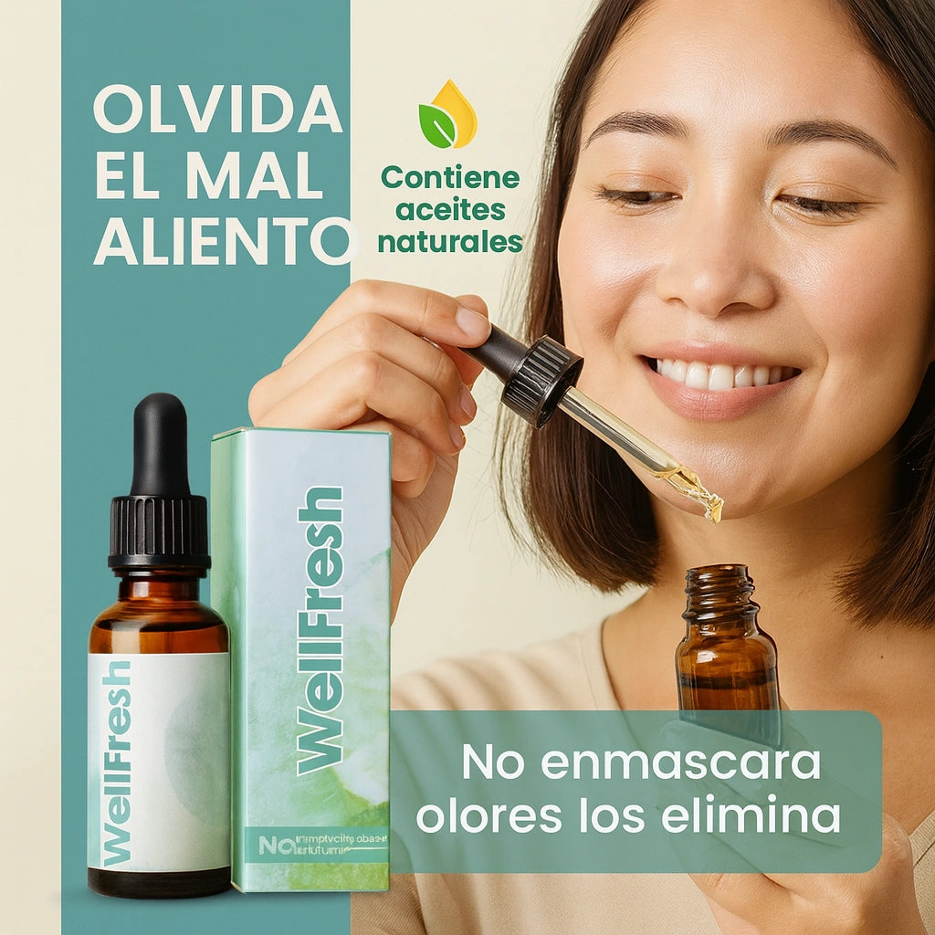 WellFresh: El secreto natural para un aliento fresco todo el día