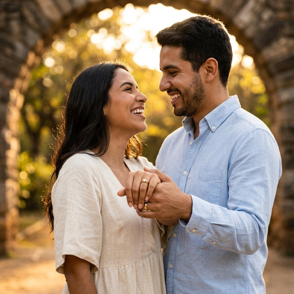 Pareja con el anillo