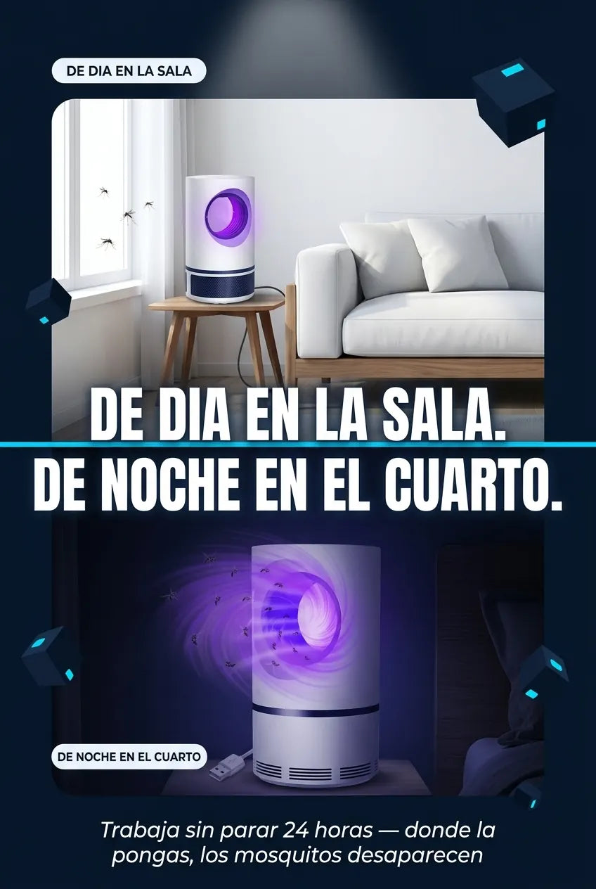 Lampara UV - Funciona dia y noche