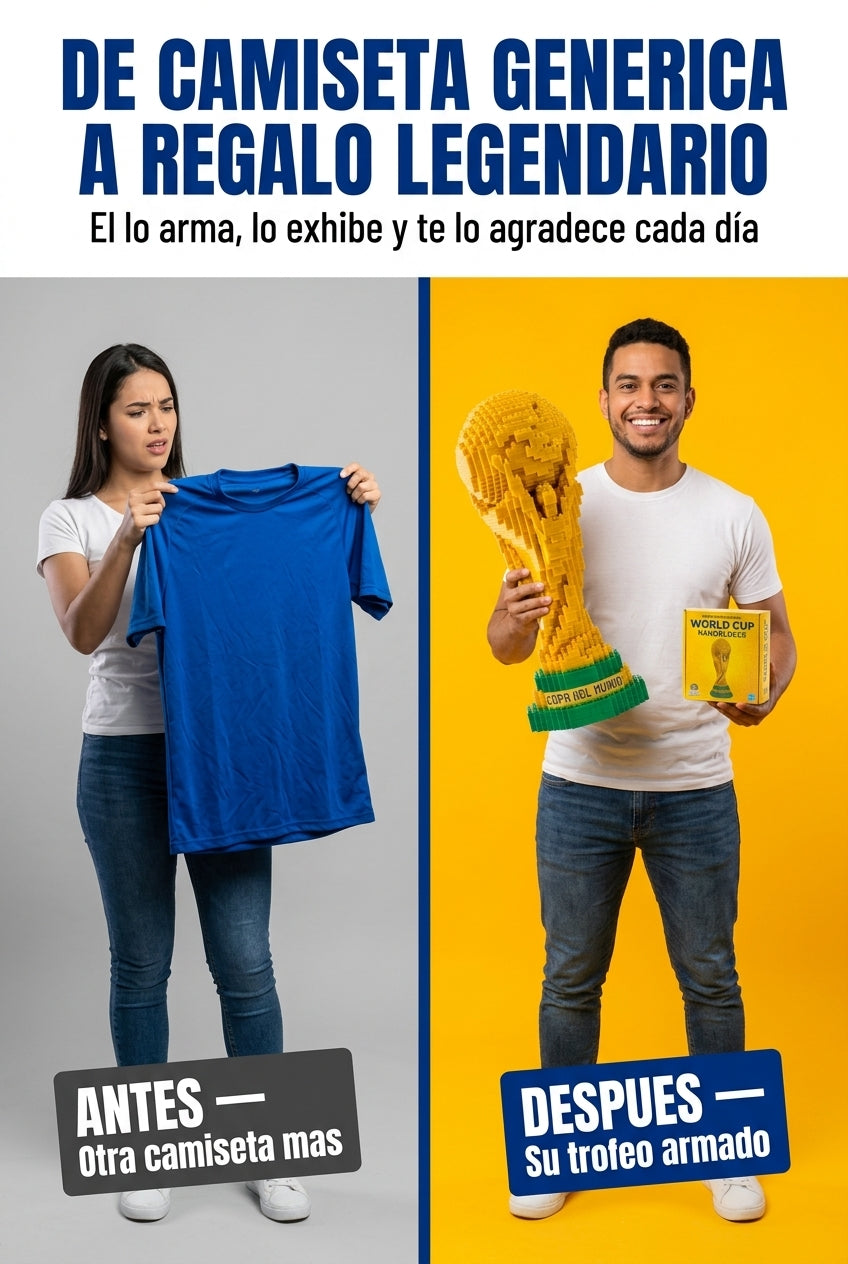 Copa del Mundo Minibloques ABS — Arma Tu Trofeo