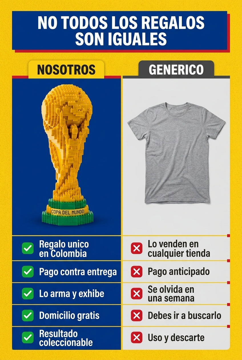 Copa del Mundo Minibloques ABS — Arma Tu Trofeo