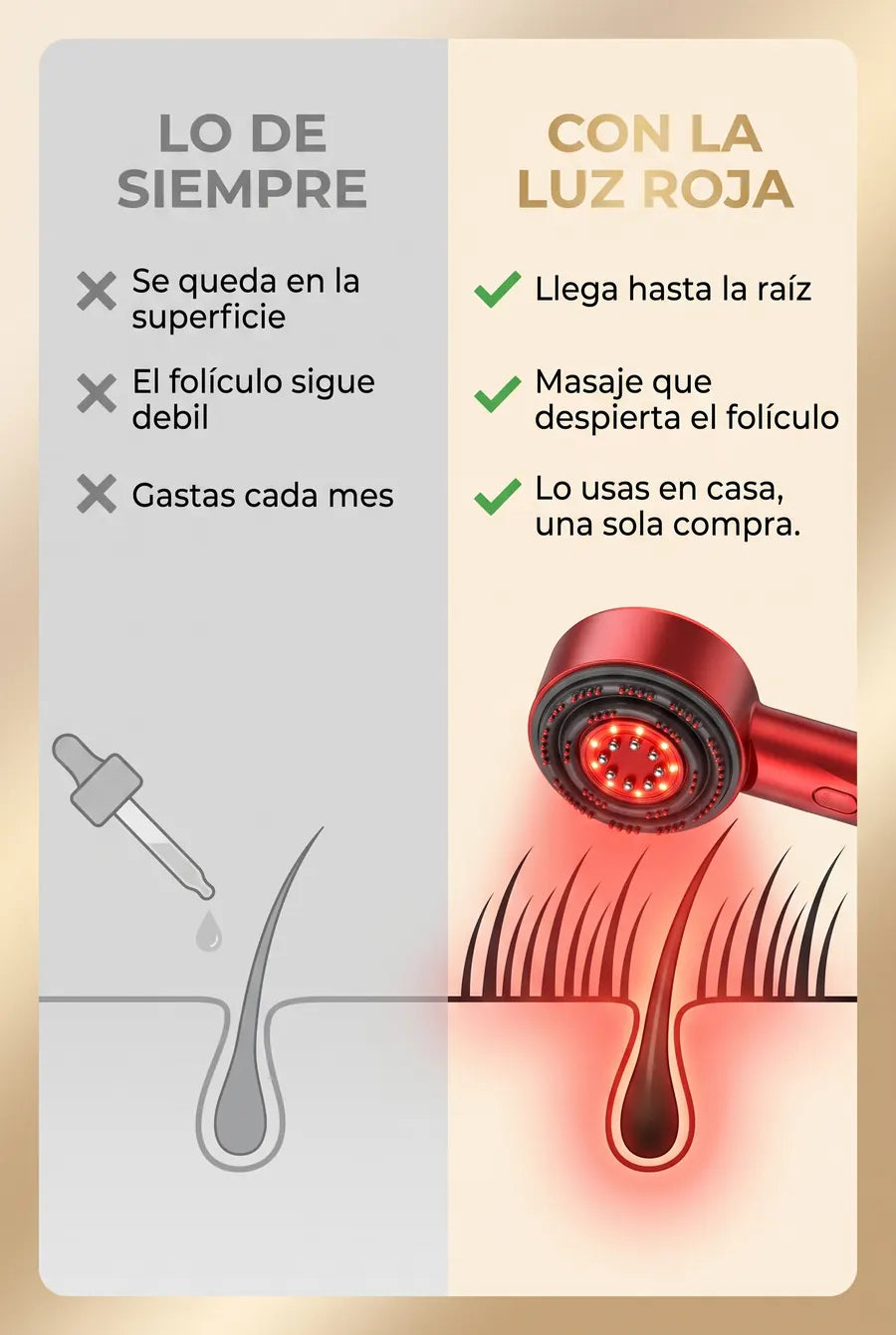 Cepillo Masajeador Capilar Luz Roja - 08_comparativa
