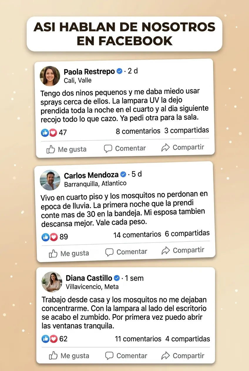 Lampara UV - Resenas reales Facebook