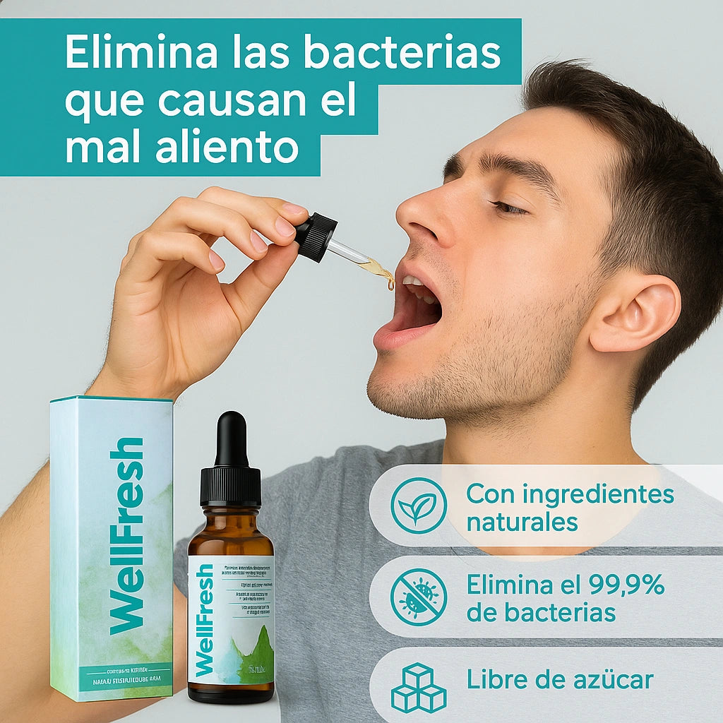 WellFresh: El secreto natural para un aliento fresco todo el día