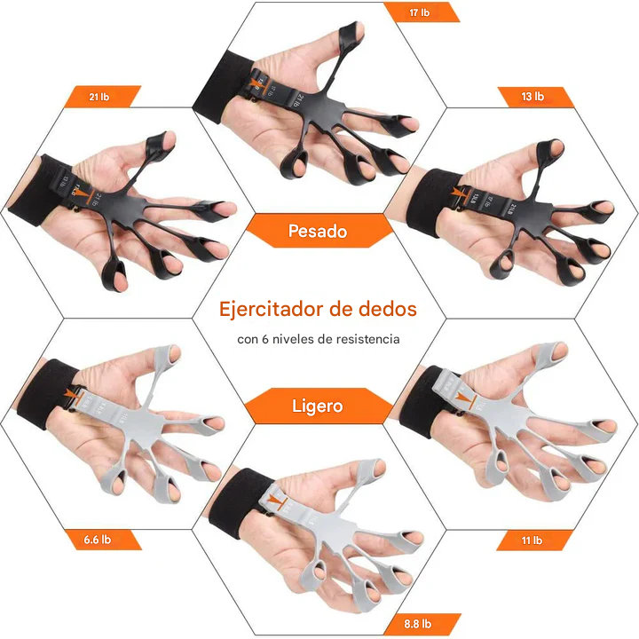 RehaGrip™ – Ejercitador de dedos premium
