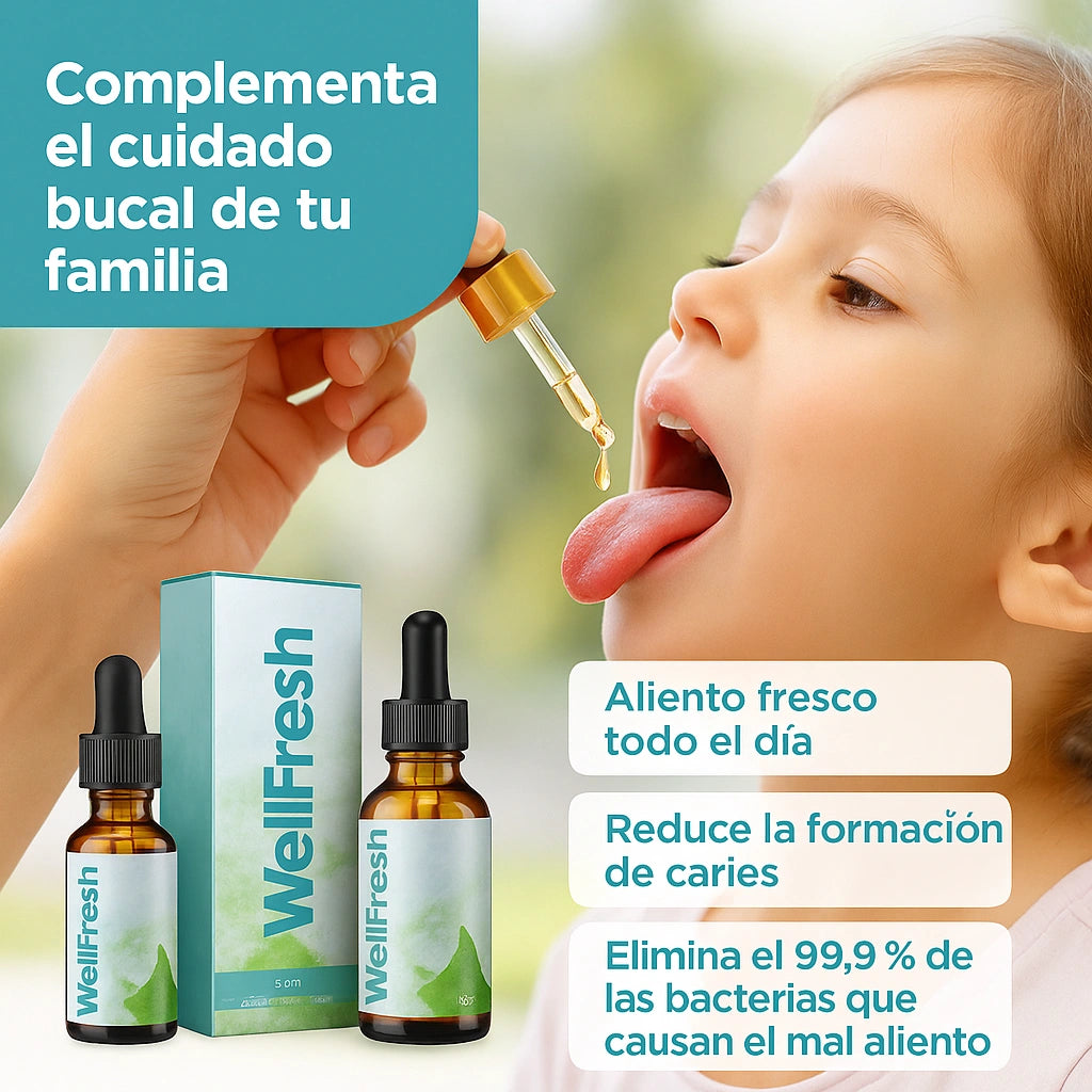 WellFresh: El secreto natural para un aliento fresco todo el día