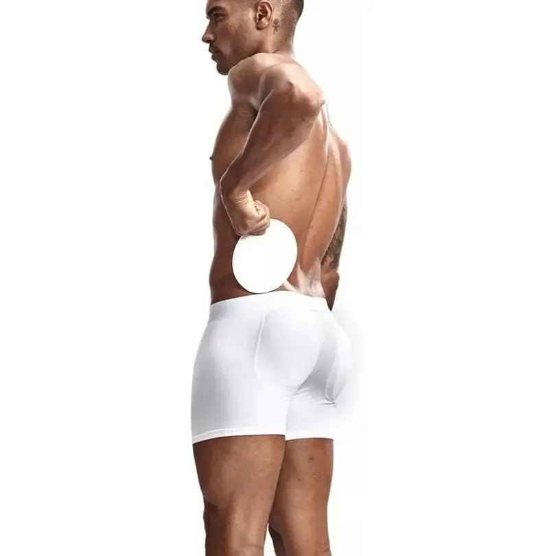 Boxer levanta cola para hombre - g04_blanco_perfil