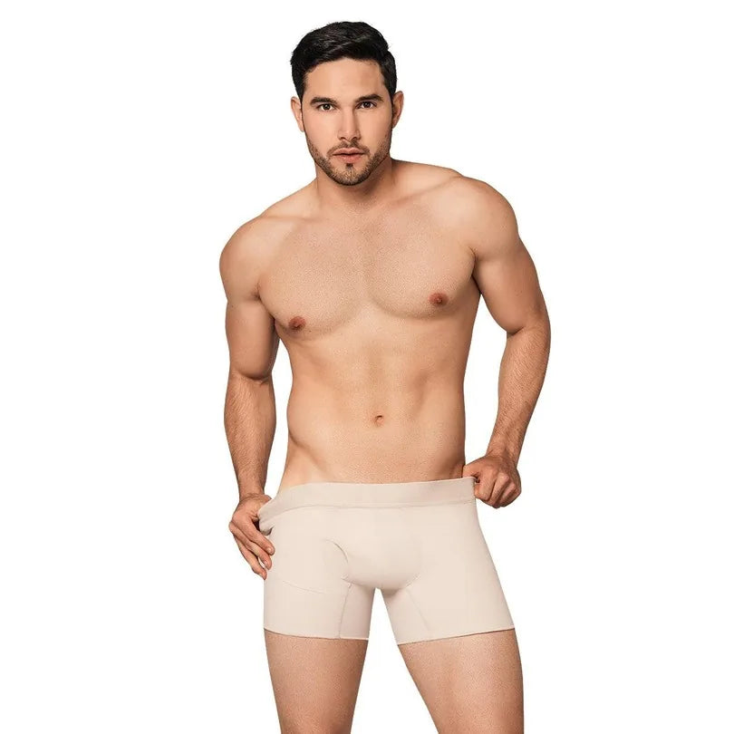 Boxer levanta cola para hombre - g07_beige_frente