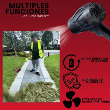 Turbo Máster 360 - Soplador inalambrico