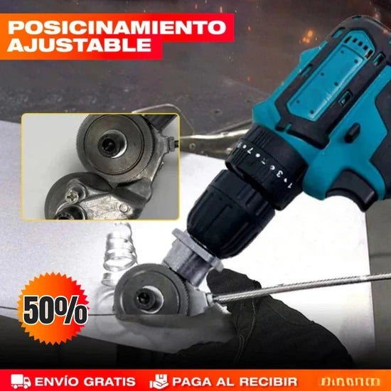 CortaFácil Max™— Convierte tu taladro en una cortadora poderosa
