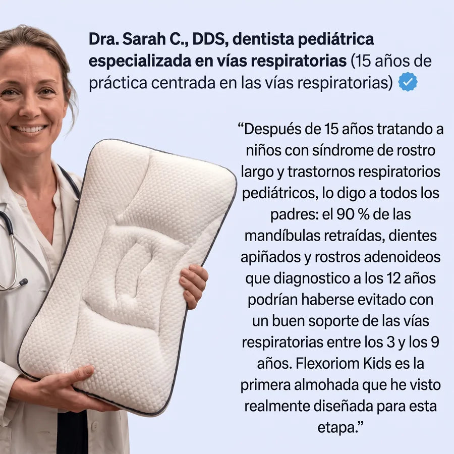 Flexoriom Kids - Almohada Postural Infantil - g07_testimonio_dentista