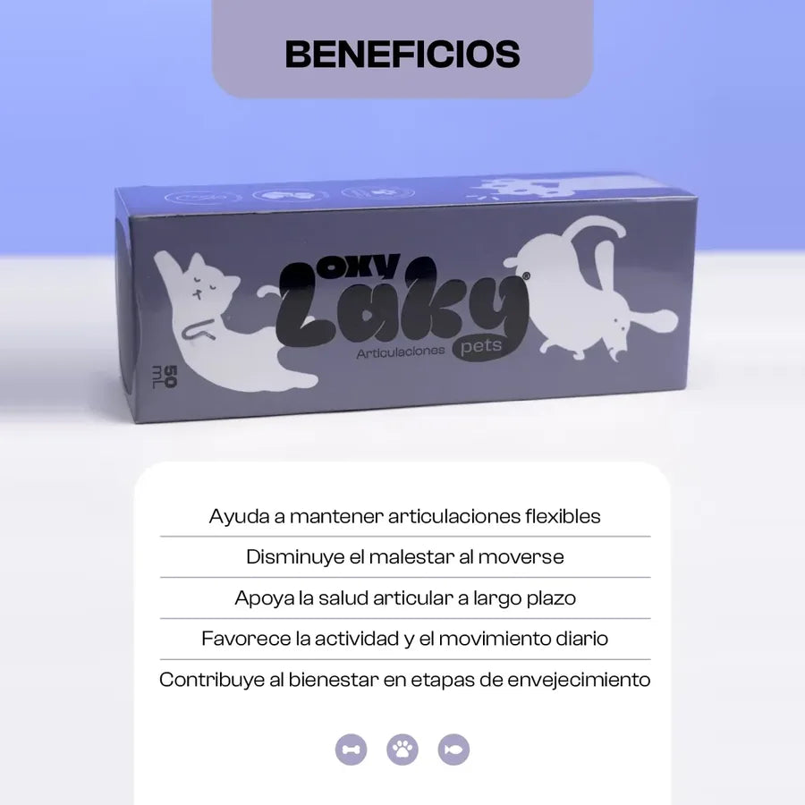 OXYLAKY Pets Articulaciones gotas homeopáticas para perros y gatos 50 mL - g03_beneficios_sq